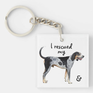 Rescue Bluetick Coonhound Sleutelhanger