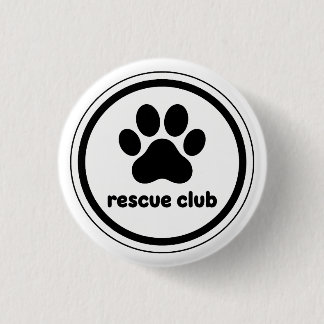 Rescue Club – United by Paws Ronde Button 3,2 Cm