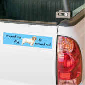 Rescue Clumber Spaniel Bumpersticker (Op Truck)