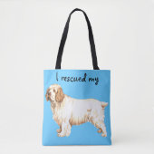 Rescue Clumber Spaniel Draagtas (Voorkant)