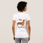 Rescue Dachshund T-shirt (Achterkant volledig)
