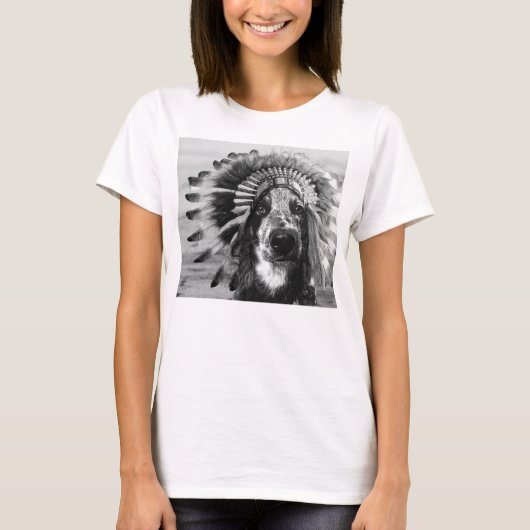 Rescue Dog Portret T-shirt (Voorkant)