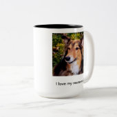 Rescue Dog Tweekleurige Koffiemok (Voorkant rechts)