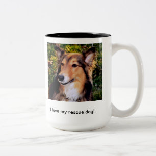 Rescue Dog Tweekleurige Koffiemok