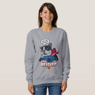 Rescué est ma race préférée Sweatshirt pour femm