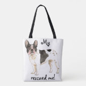 Rescue Frenchie Tote Bag (Achterkant)
