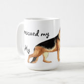 Rescue German Shepherd Koffiemok (Voorkant links)