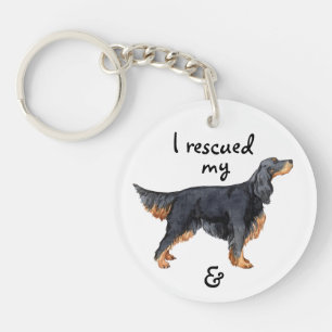 Rescue Gordon Setter Sleutelhanger
