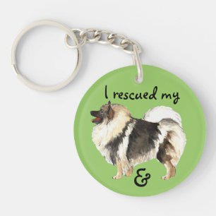 Rescue Keeshond Sleutelhanger