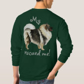 Rescue Keeshond T-shirt (Achterkant)