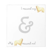 Rescue Komondor Notitieblok (Voorkant)