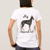 Rescue Manchester Terrier T-shirt (Achterkant)