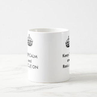 Rescue-Mok - Houd kalm en redding aan Koffiemok