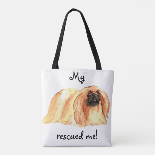 Rescue Pekingese Draagtas (Achterkant)
