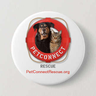 Rescue PetConnect Ronde Button 7,6 Cm