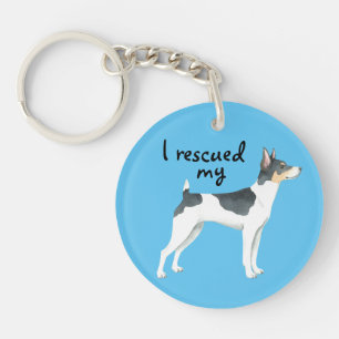 Rescue Rat Terrier Sleutelhanger