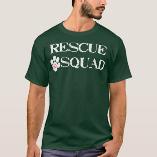 Rescue Squad Dog Paw Heart For Men Women T-shirt