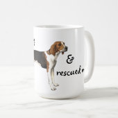 Rescue Treeing Walker Coonhound Koffiemok (Voorkant rechts)