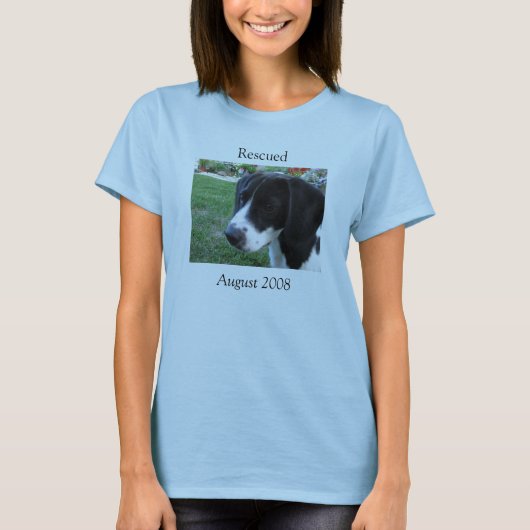 Rescued, overhemd augustus 2008 t-shirt (Voorkant)