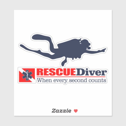 RESCUEDiver Sticker (Vel)