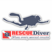 RESCUEDiver Sticker (Voorkant)