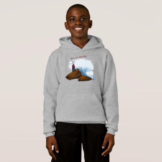Rescuer Kinder Hoodie (Voorkant volledig)