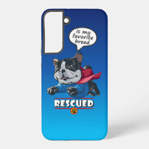 Rescuing is mijn favoriete ras   samsung galaxy hoesje