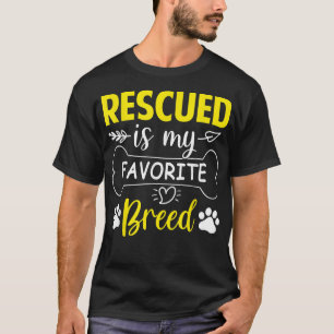 Rescuing is mijn favoriete redding van fokdieren t-shirt