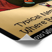 Réseau de castors Affiches amusantes (Coin)