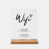 Réseau de mot de passe Wifi moderne  (Recto)