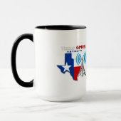 Réseau du Texas GMRS - tasse de deux tons (Gauche)