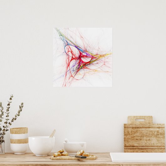 Réseau triangle - Poster (Cuisine)