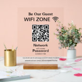 Réseau Wifi | Code QR Internet Scan pour se connec (Mariage)