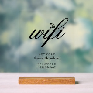 Réseau Wifi et Mot de Passe Entreprise de Vente au