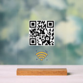 Réseau Wifi personnalisé QR Code moderne (Neutre)