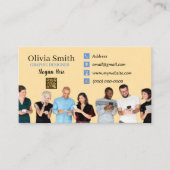 Réseaux sociaux QR Code Cartes de visite de 100 (Devant)
