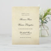 Reserva La Fecha Elegant Beige  Spaans Save The Date (Staand voorkant)