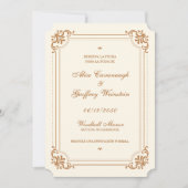 Reserva La Fecha Ivory Copper  Spaans Save The Date (Voorkant)