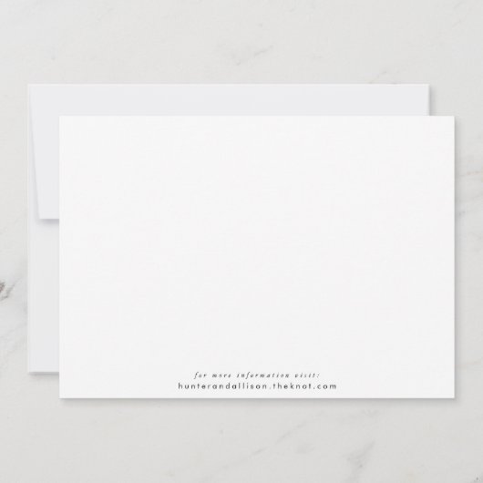 Reserva La Fecha Modern Fotouitnodiging Save The Date (Achterkant)