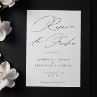 Reserva La Fecha Spaans Taal Script Bruiloft