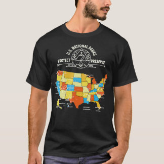  reservaat beschermt alle 63 Amerikaanse natuurgeb T-shirt