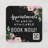 Réservations de rendez-vous florales | Code QR (Devant)