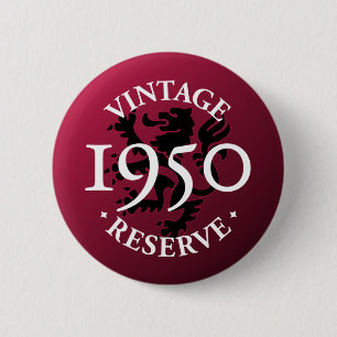 reserve 1950 Pinback Button