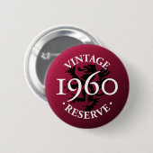  reserve 1960 Pinback Button (Voorkant /achterkant)