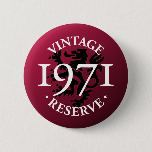  reserve 1971 Pinback Button (Voorkant)