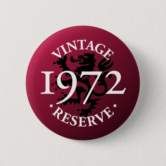  reserve 1972 Pinback Button (Voorkant)