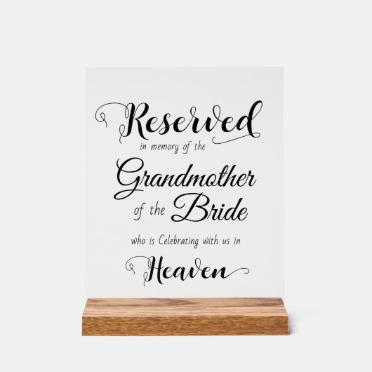 Réservé en mémoire de mariage élégant (Recto)