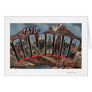 Réserve forestière de Pike, le Colorado - grande