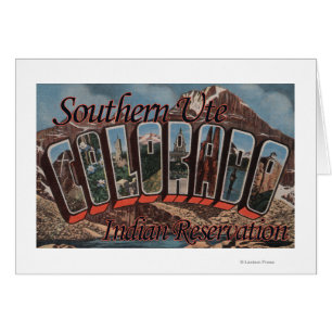 Réserve indienne du sud d'Ute, le Colorado