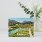 Réserve naturelle de Zelenci, Slovénie Carte posta (Debout devant)